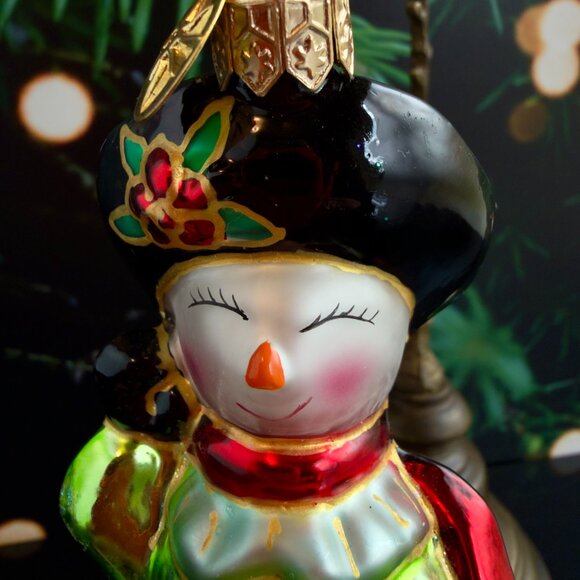 Christopher Radko 'THE ICENHOWERS MAMIE' Glass Ornament 4-1/2" - Picture 2 of 6